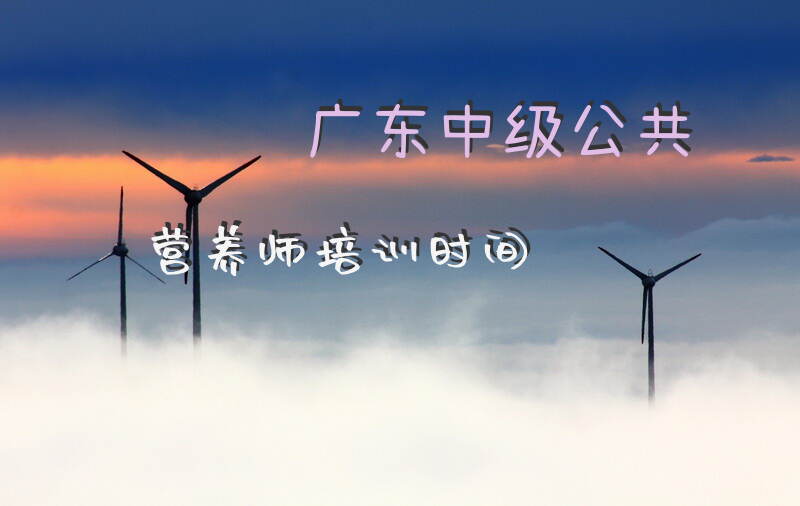 广东2025年公共营养师考试时间是什么